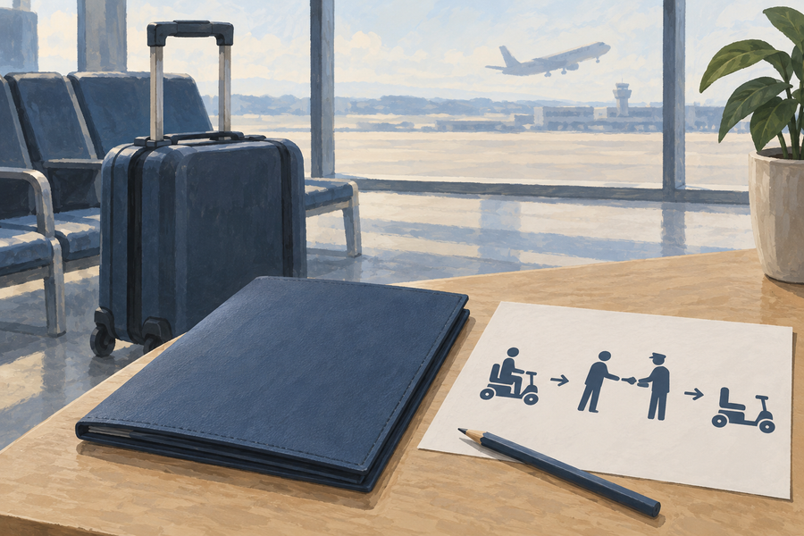 Flying With a Mobility Scooter: Plan the Airport Handoff