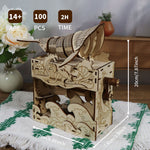 Wooden Whale Music Box Construction Kit