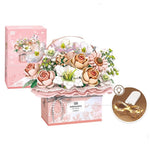 Flower Bouquet Building Block Display Kit