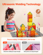 56-Piece Magnetic Road Tile Building Set