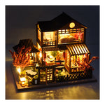 DIY Book Nook Kit – Mini Cherry Blossom Courtyard | LED Sakura Book Nook