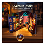 DIY Book Nook Kit – Overture Street | LED Wooden Street Diorama