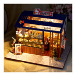 DIY Book Nook Kit – Sushi Master | Wooden Miniature Sushi Shop Build