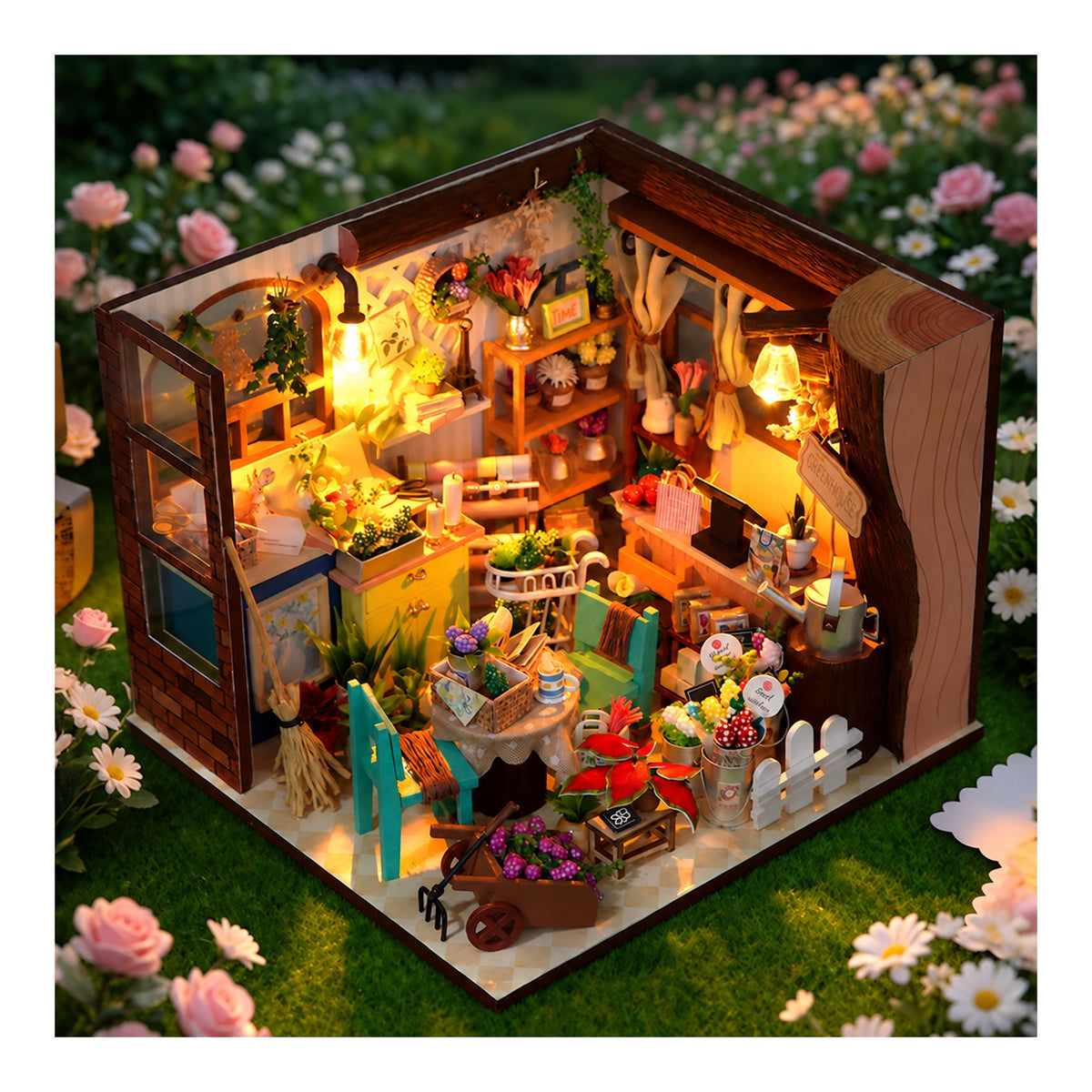 DIY Book Nook Kit – Florist Edition | Tiny Forest Flower Shop Model