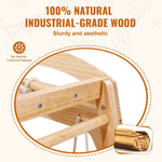 Wooden Indoor Jungle Gym with Slide and Swing