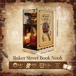 Street Scene Wooden Book Nook Model Kit