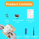Wooden Airplane Music Box Construction Kit
