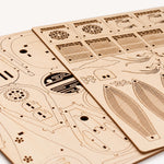 3D Wooden Puzzle Pipa Music Box Kit - DIY Chinese Lute Desk Decor