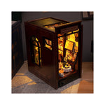 DIY Book Nook Kit – Great Detective's Diary | LED Mystery Study Diorama
