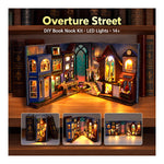 DIY Book Nook Kit – Overture Street | LED Wooden Street Diorama