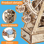 Wooden Ferris Wheel Construction Music Box