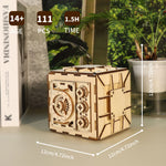Wooden Combination Locker Model Kit
