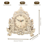 Decorative Wooden Desktop Clock Model Kit