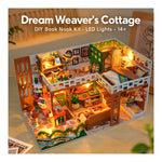 DIY Book Nook Kit – Dream Weaver's Cottage | Bohemian Miniature Room
