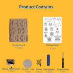 Wooden Carousel Music Box Model Kit