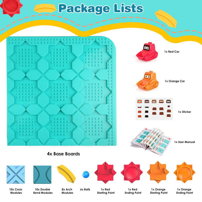 Road Builder Logic Puzzle Board Game