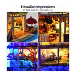 DIY Book Nook Kit – Hawaiian Impressions | Wooden Island Villa Model