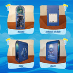 Underwater Book Nook Wooden Model Kit with Lights