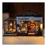 DIY Book Nook Kit – Mindful Retreat | LED Skylight Coffee House Kit