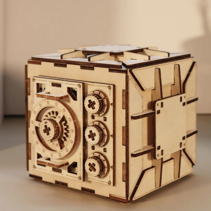 Wooden Puzzle Locker Construction Kit