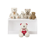 White Open Toy and Book Storage Organizer