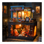 DIY Book Nook Kit – Book Cafe Mystery | Cozy Bookshop Nook & Cover