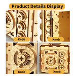 Wooden Puzzle Locker Construction Kit