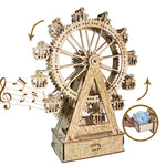 Wooden Ferris Wheel Construction Music Box