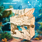 Wooden Whale Music Box Construction Kit