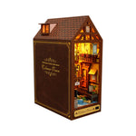 DIY Book Nook Kit – Carefree Days | Tall Glowing Wooden Room Kit