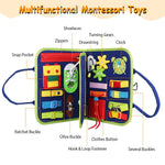 Portable Fabric Busy Board Activity Book