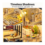 DIY Book Nook Kit – Timeless Shadows | Wooden Miniature Room with Light