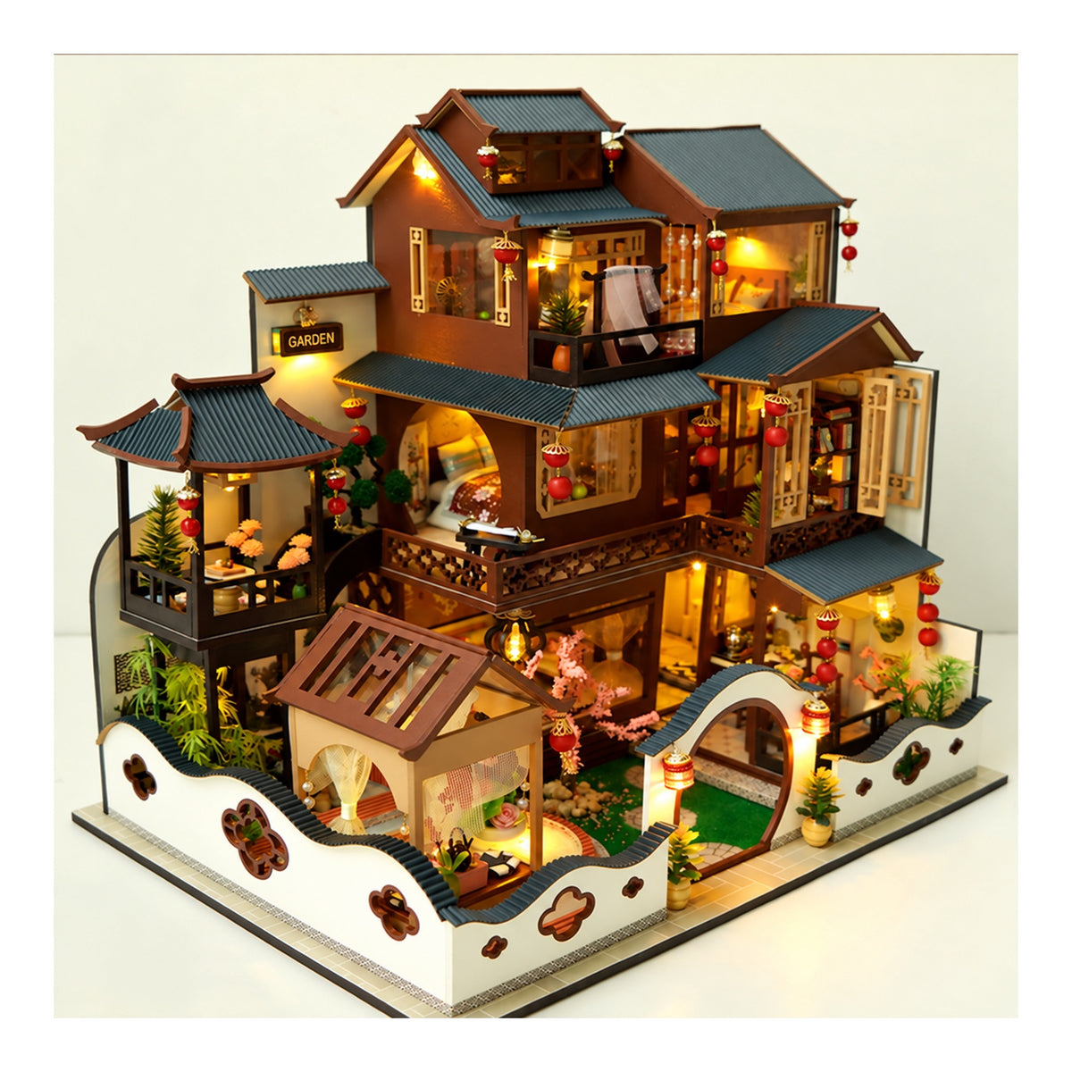 DIY Book Nook Kit – Fairy Sword Romance | Premium Musical LED Diorama