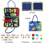 Portable Fabric Busy Board Activity Book
