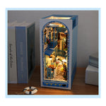 DIY Book Nook Kit – Sea Breeze Haven | LED Coastal Miniature House