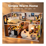 DIY Book Nook Kit – Simple Warm Home | Cozy Japanese Loft Room Kit