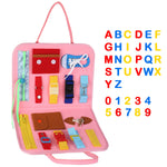 Portable Fabric Busy Board Activity Book