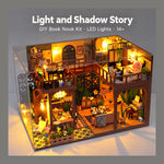 DIY Book Nook Kit – Light and Shadow Story | Retro Loft with Cover