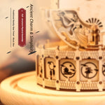 3D Wooden Puzzle Chinese Lute Music Box Kit – DIY Ruan Model Craft Gift