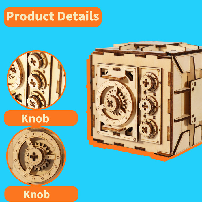 Wooden Combination Locker Model Kit