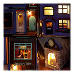 DIY Book Nook Kit – Overture Street | LED Wooden Street Diorama