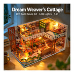 DIY Book Nook Kit – Dream Weaver's Cottage | Bohemian Miniature Room