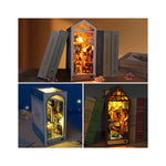 DIY Book Nook Kit – Sea Breeze Haven | LED Coastal Miniature House