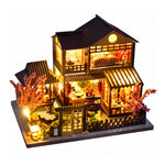 DIY Book Nook Kit – Mini Cherry Blossom Courtyard | LED Sakura Book Nook