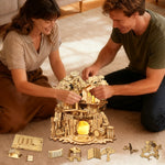 Wooden Tree House Model Kit with Lights