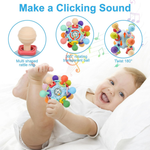 Colorful Sensory Rattle and Teething Toy