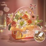 Flower Bouquet Building Block Display Kit