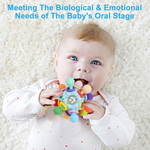 Colorful Sensory Rattle and Teething Toy