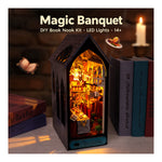 DIY Book Nook Kit – Magic Banquet | Wooden Fantasy Feast Scene