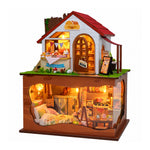 DIY Book Nook Kit – Forest Bakehouse | Cozy Wooden Bakery Diorama